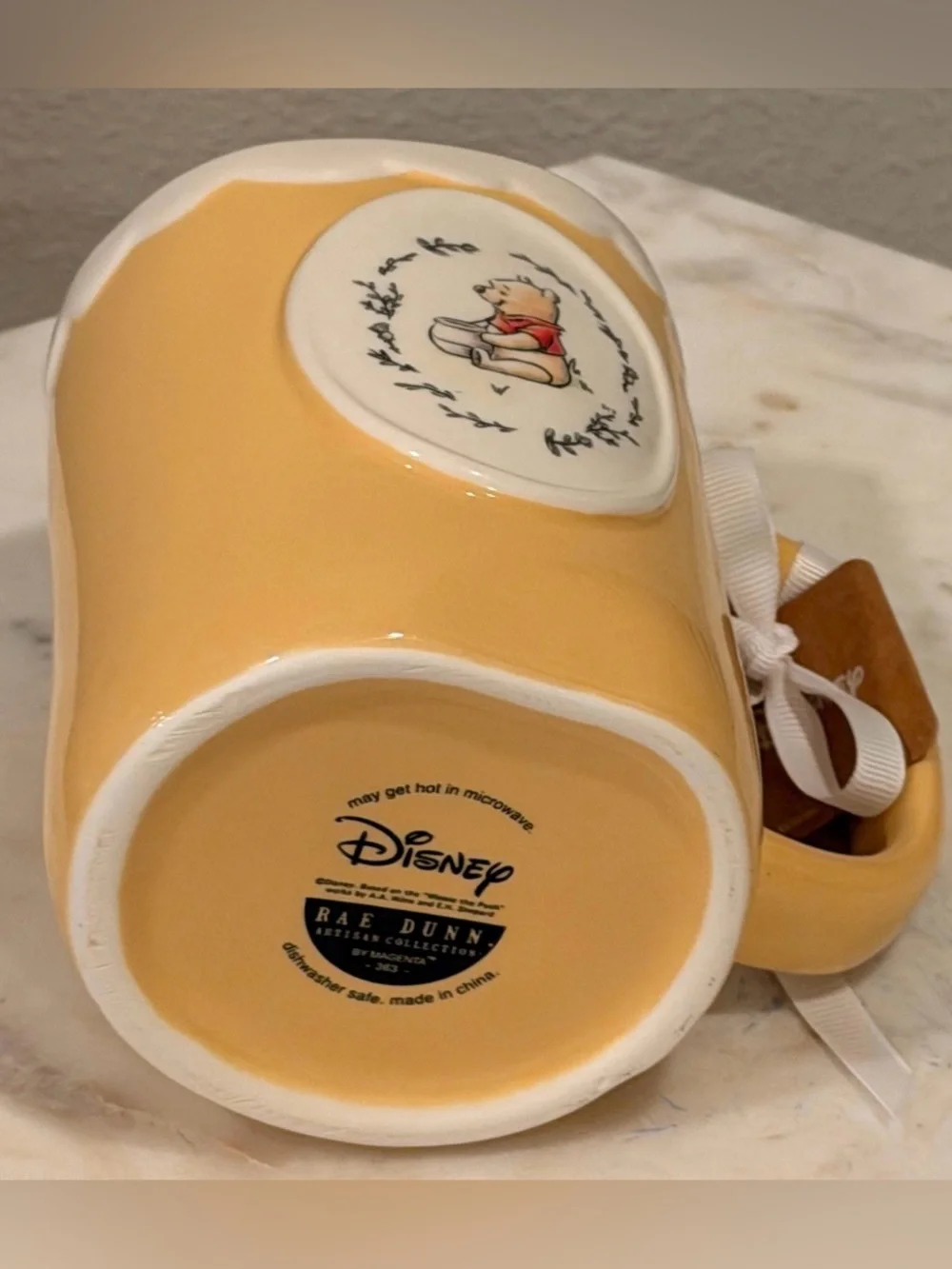 Brand New Rae Dunn Disney Winnie Pooh 100th Anniversary Coffee Mug Great Gift!
